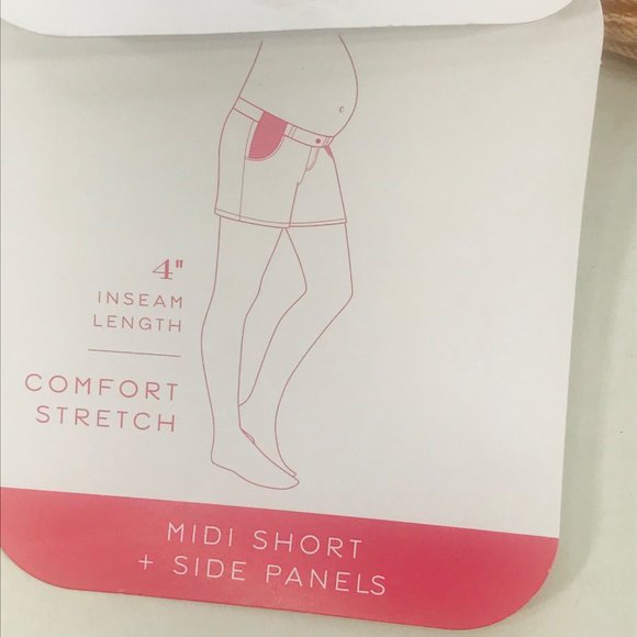 Isabel Maternity Ingrid/Isabel Women's Size 12 Side Panel Brown Carpenter Short - Picture 14 of 16